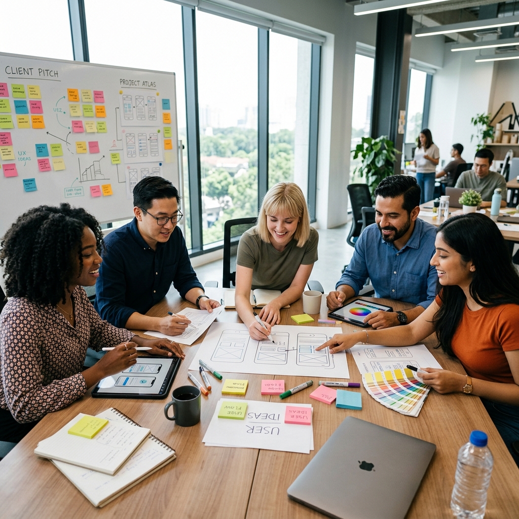 ui ux designing team