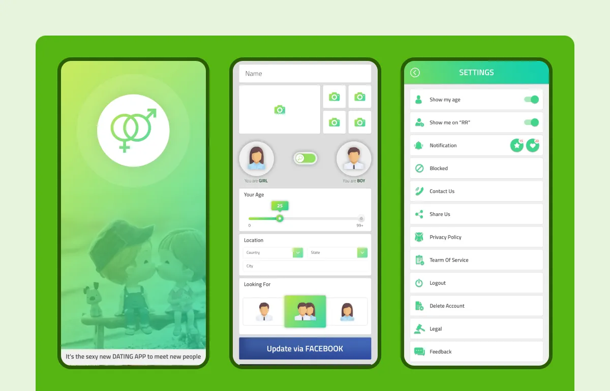 We2 Dating Application